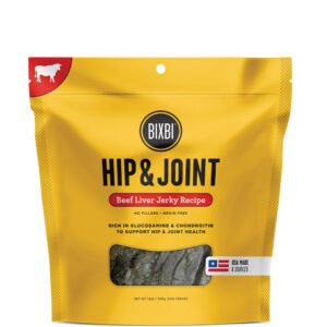 BIXBI Hip & Joint Beef Liver Jerky Recipe Dog Treats