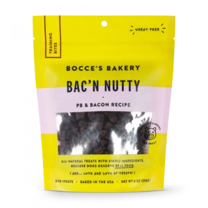 Bocce\'s Bakery Every Day Bac\'n Nutty Training Bites Dog Treats