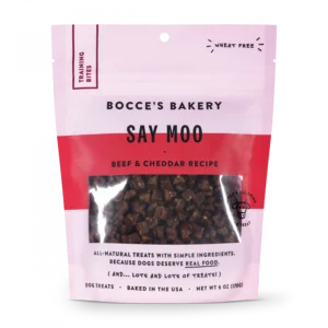 Bocce\'s Bakery Every Day Say Moooo Training Bites Treats